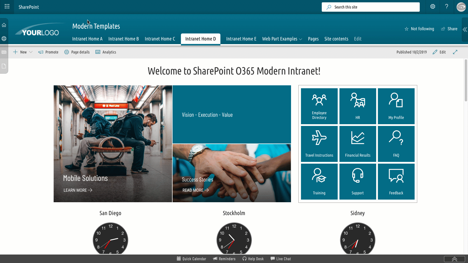 Take a tour of our theming solutions and templates for modern SharePoint Online, Office 365, and SharePoint On-Premises. Learn more about sharepoint, sharepoint online, modern sharepoint, sharepoint o365, sharepoint office365, intranet templates, sharepoint intranet templates, office365, sharepoint site designs, sharepoint templates, sharepoint themes, modern templates, communication templates, modern themes, SPFx templates, sharepoint 2019 themes, custom themes, templates, responsive themes, responsive design, theme, themes, custom themes, masterpage, masterpages, master pages, sharepoint layouts, and sharepoint branding.
