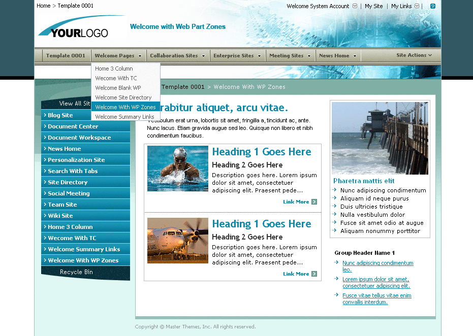 SharePoint Theme - SharepointPackages.Com