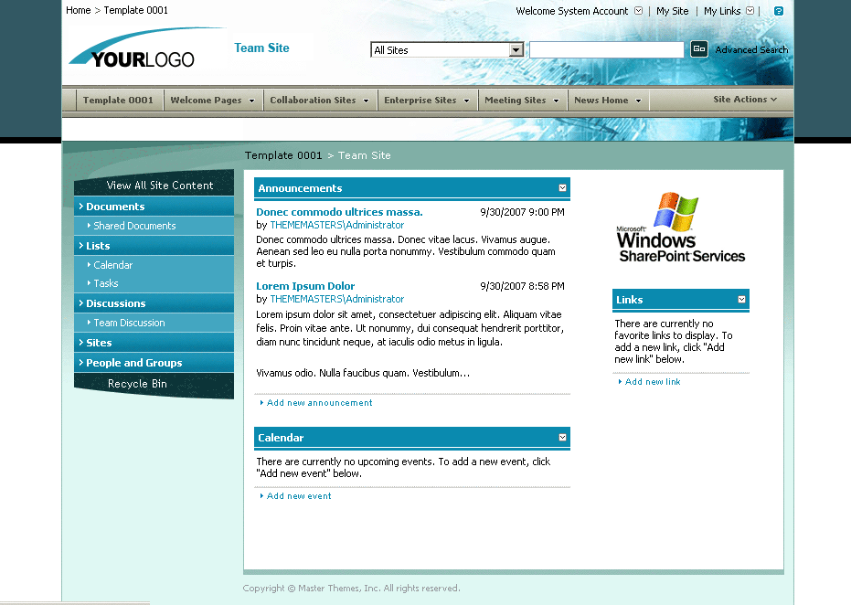 SharePoint Theme - SharepointPackages.Com