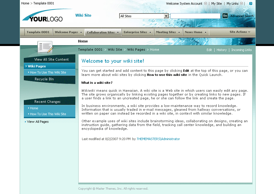 SharePoint Theme - SharepointPackages.Com