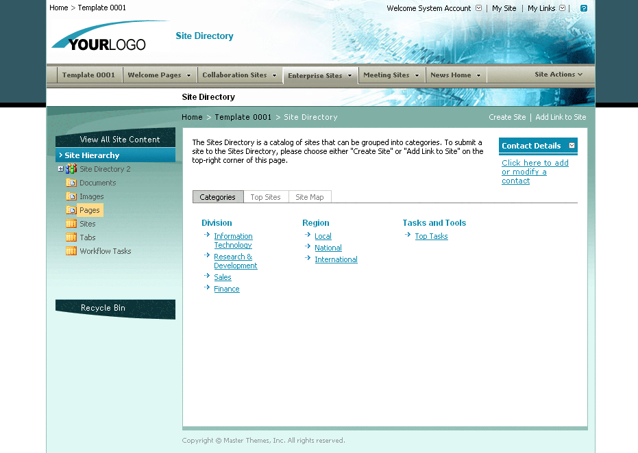 SharePoint Theme - SharepointPackages.Com