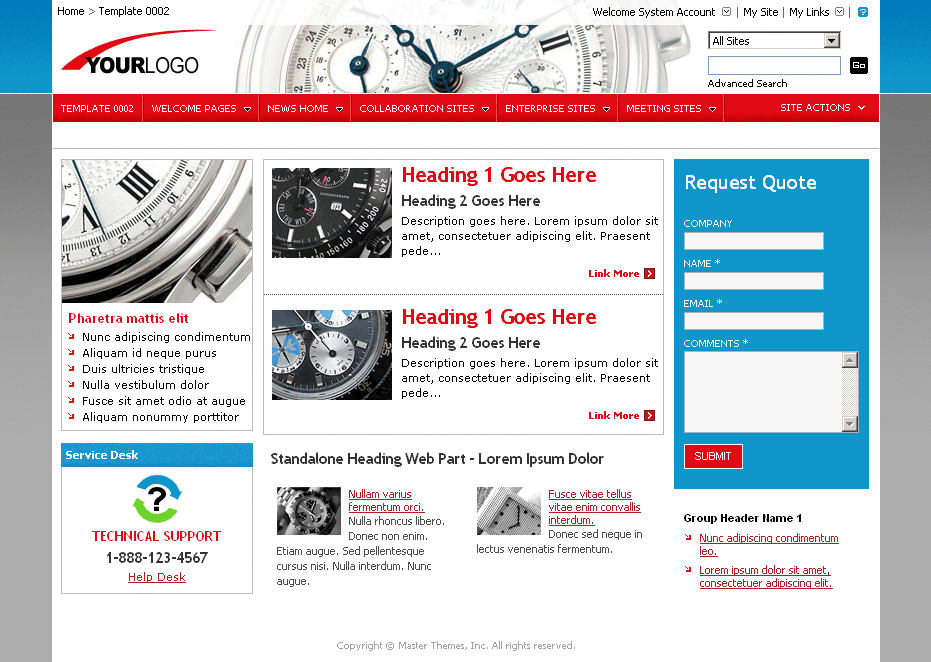 SharePoint Theme - SharepointPackages.Com