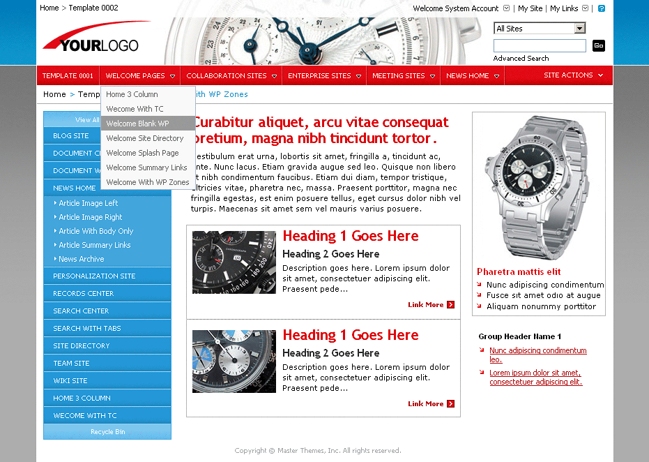 SharePoint Theme - SharepointPackages.Com
