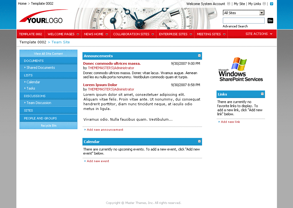 SharePoint Theme - SharepointPackages.Com