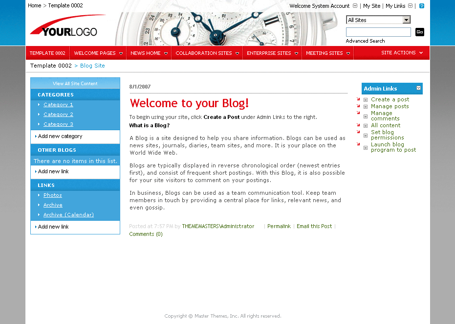SharePoint Theme - SharepointPackages.Com