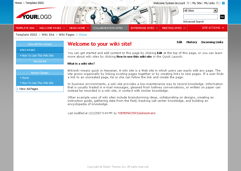 SharePoint Theme - SharepointPackages.Com