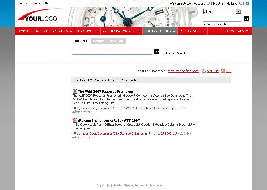 SharePoint Theme - SharepointPackages.Com