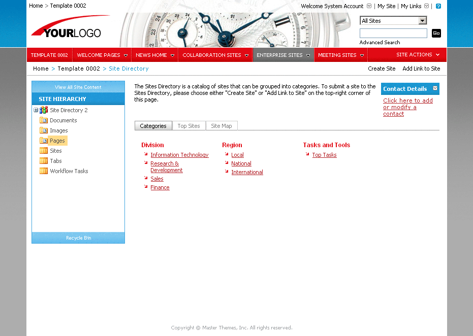 SharePoint Theme - SharepointPackages.Com