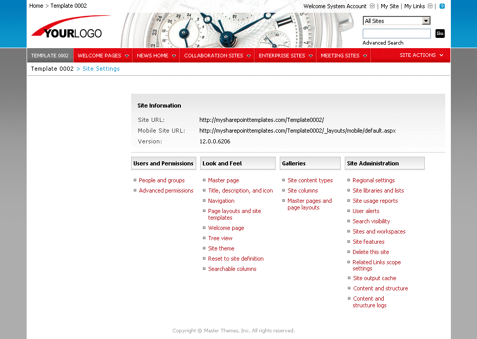 SharePoint Theme - SharepointPackages.Com