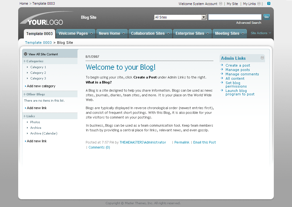SharePoint Theme - SharepointPackages.Com