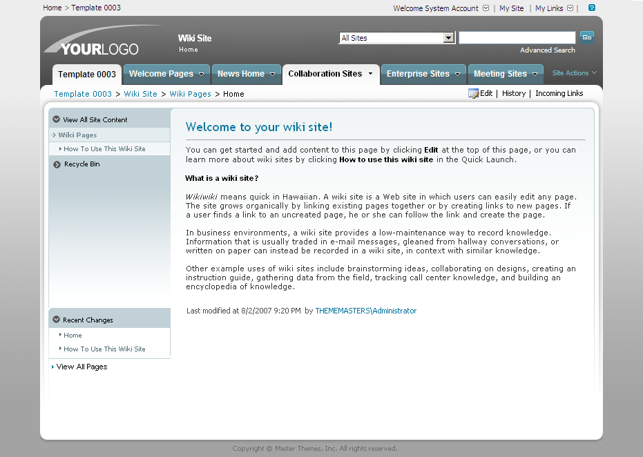 SharePoint Theme - SharepointPackages.Com