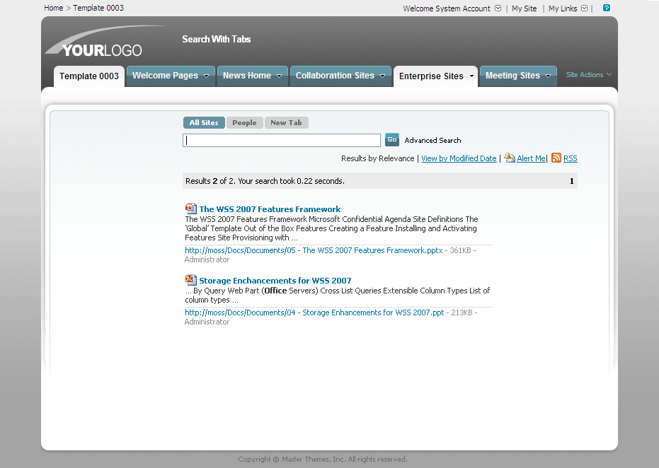 SharePoint Theme - SharepointPackages.Com