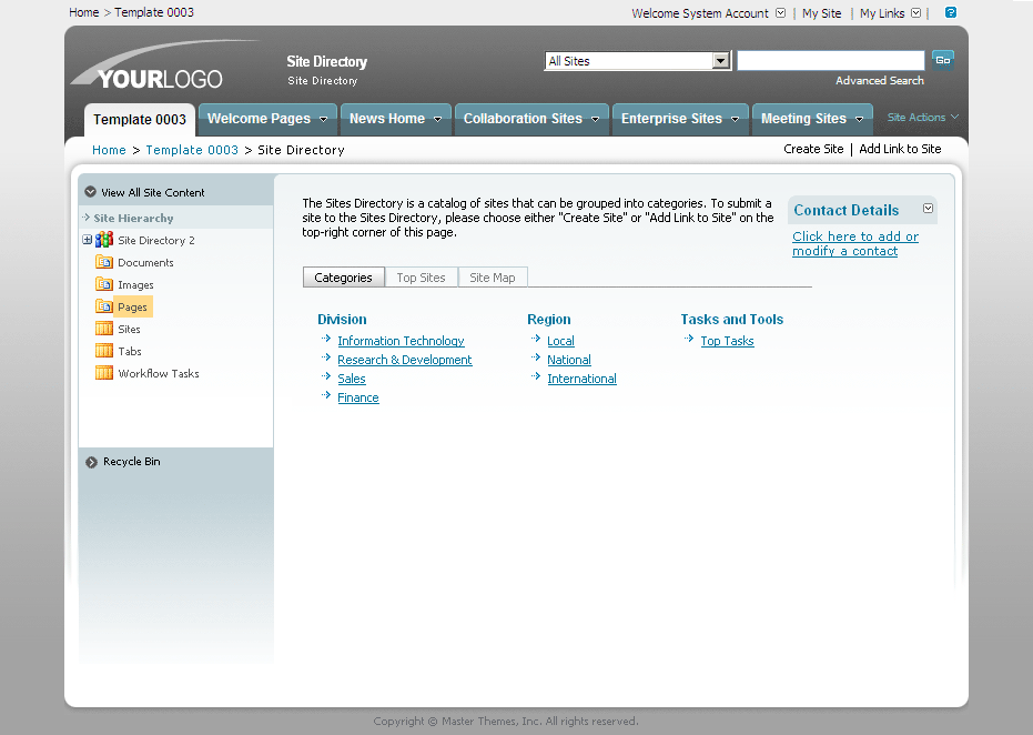 SharePoint Theme - SharepointPackages.Com