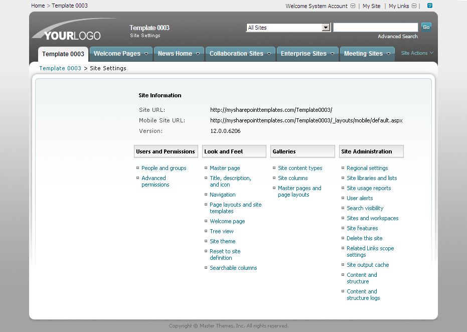 SharePoint Theme - SharepointPackages.Com