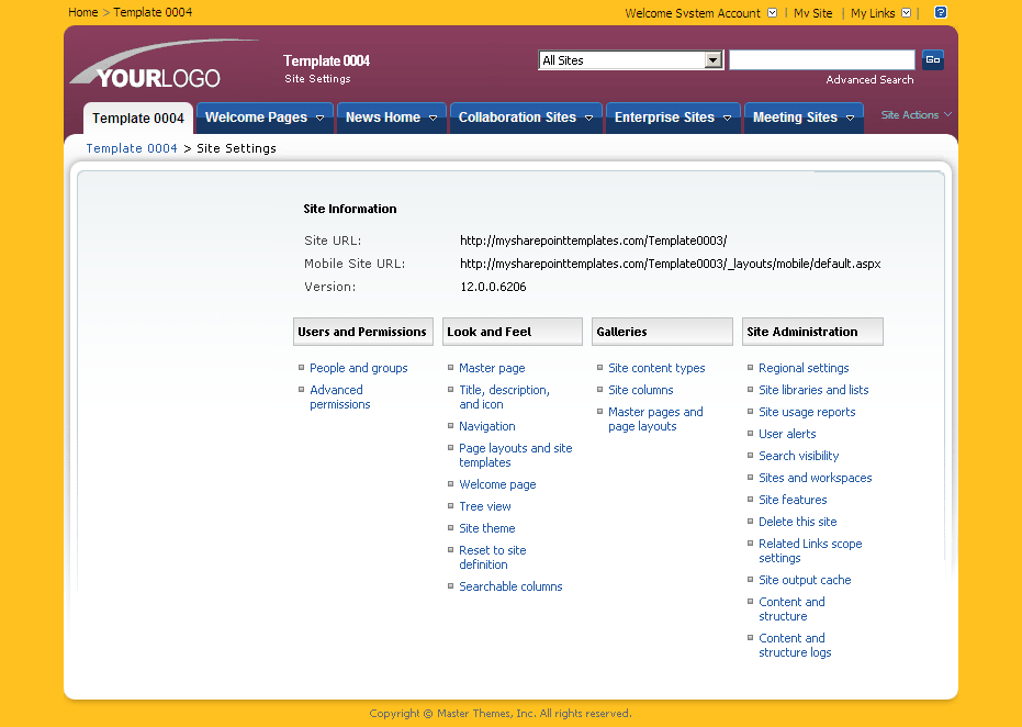 SharePoint Theme - SharepointPackages.Com