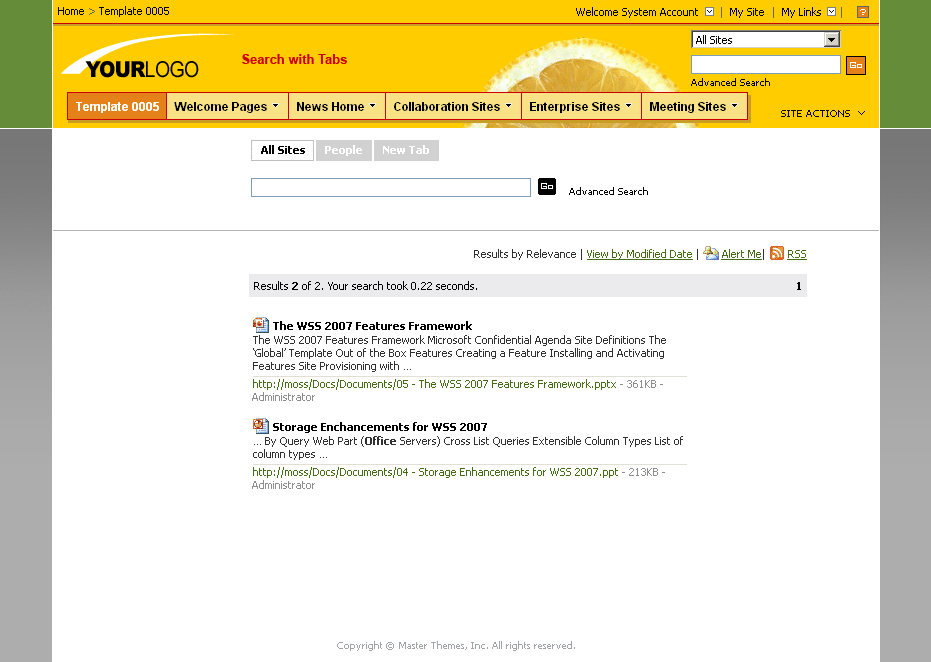 SharePoint Theme - SharepointPackages.Com