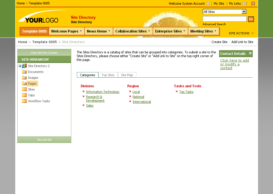 SharePoint Theme - SharepointPackages.Com
