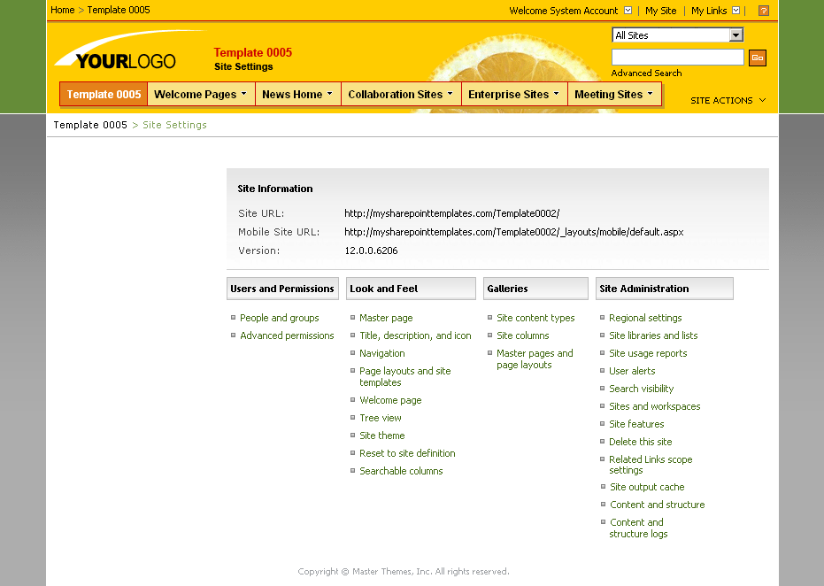 SharePoint Theme - SharepointPackages.Com