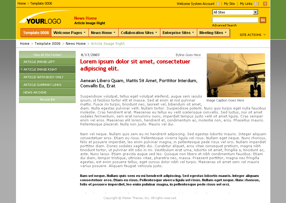 SharePoint Theme - SharepointPackages.Com