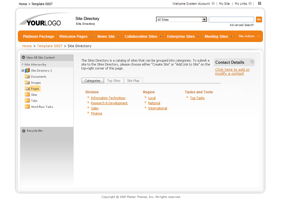 SharePoint Theme - SharepointPackages.Com