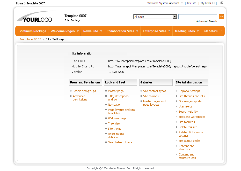SharePoint Theme - SharepointPackages.Com