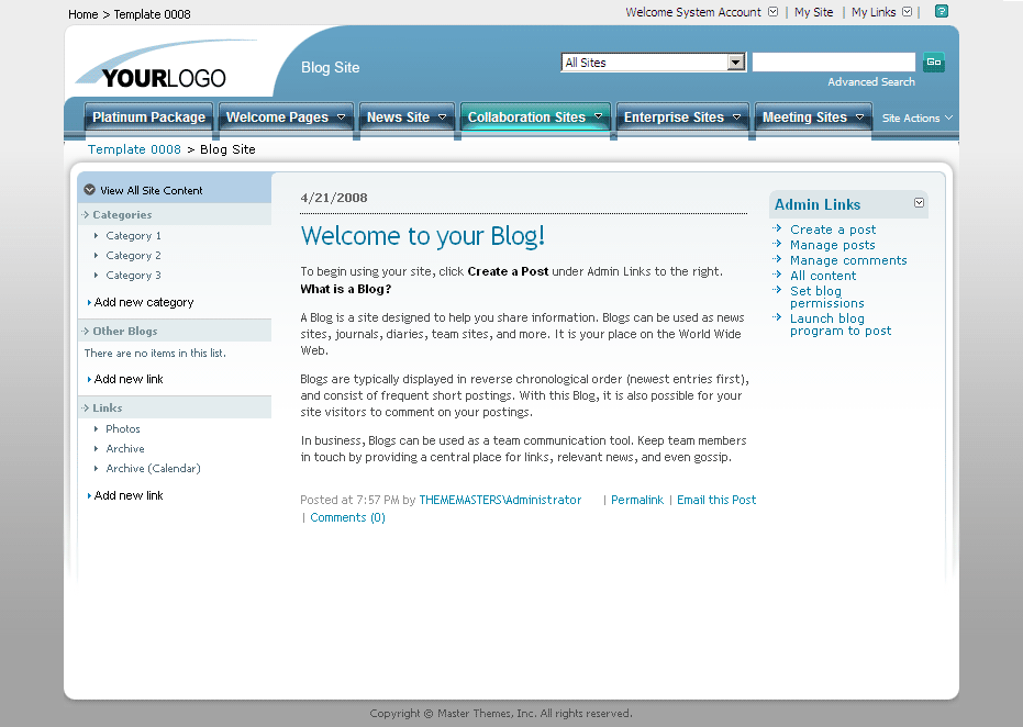 SharePoint Theme - SharepointPackages.Com