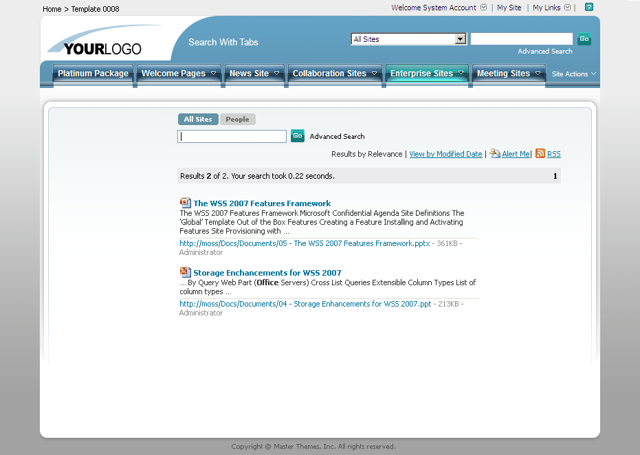 SharePoint Theme - SharepointPackages.Com