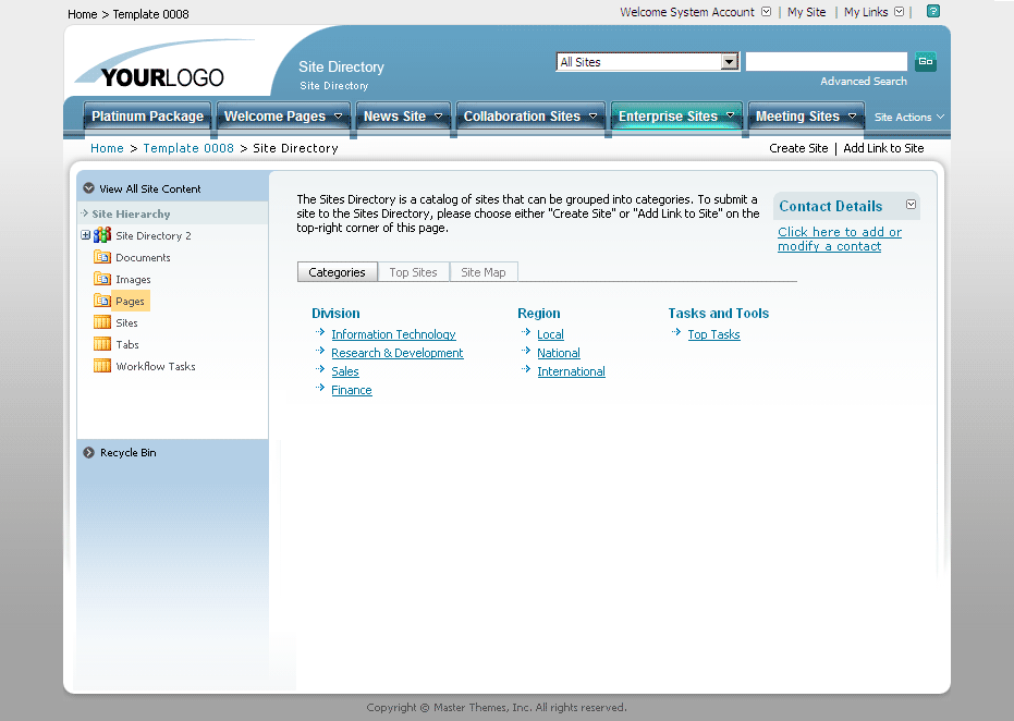 SharePoint Theme - SharepointPackages.Com