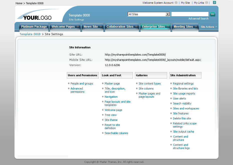 SharePoint Theme - SharepointPackages.Com