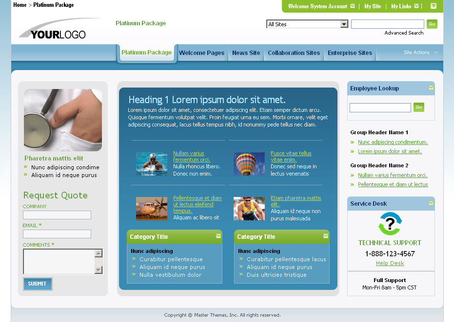 SharePoint Theme - SharepointPackages.Com