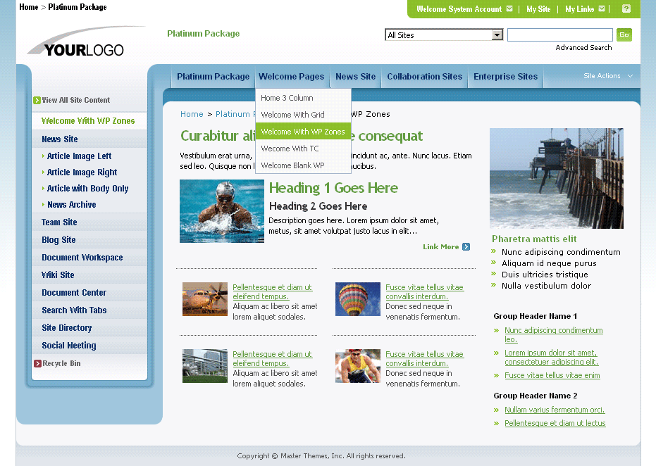 SharePoint Theme - SharepointPackages.Com