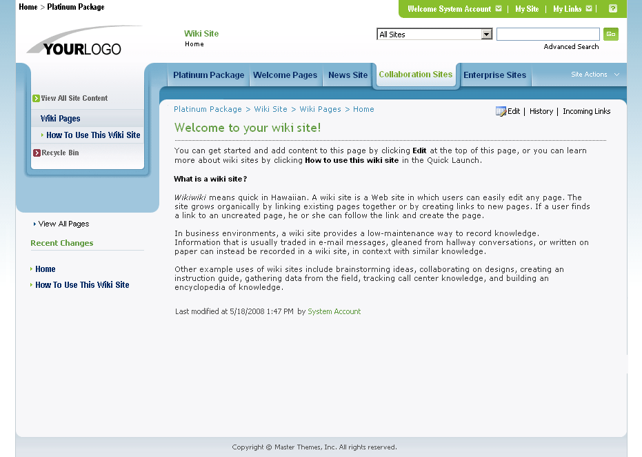 SharePoint Theme - SharepointPackages.Com