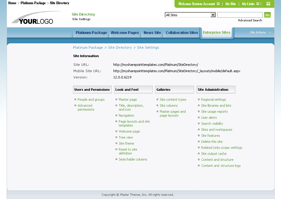 SharePoint Theme - SharepointPackages.Com