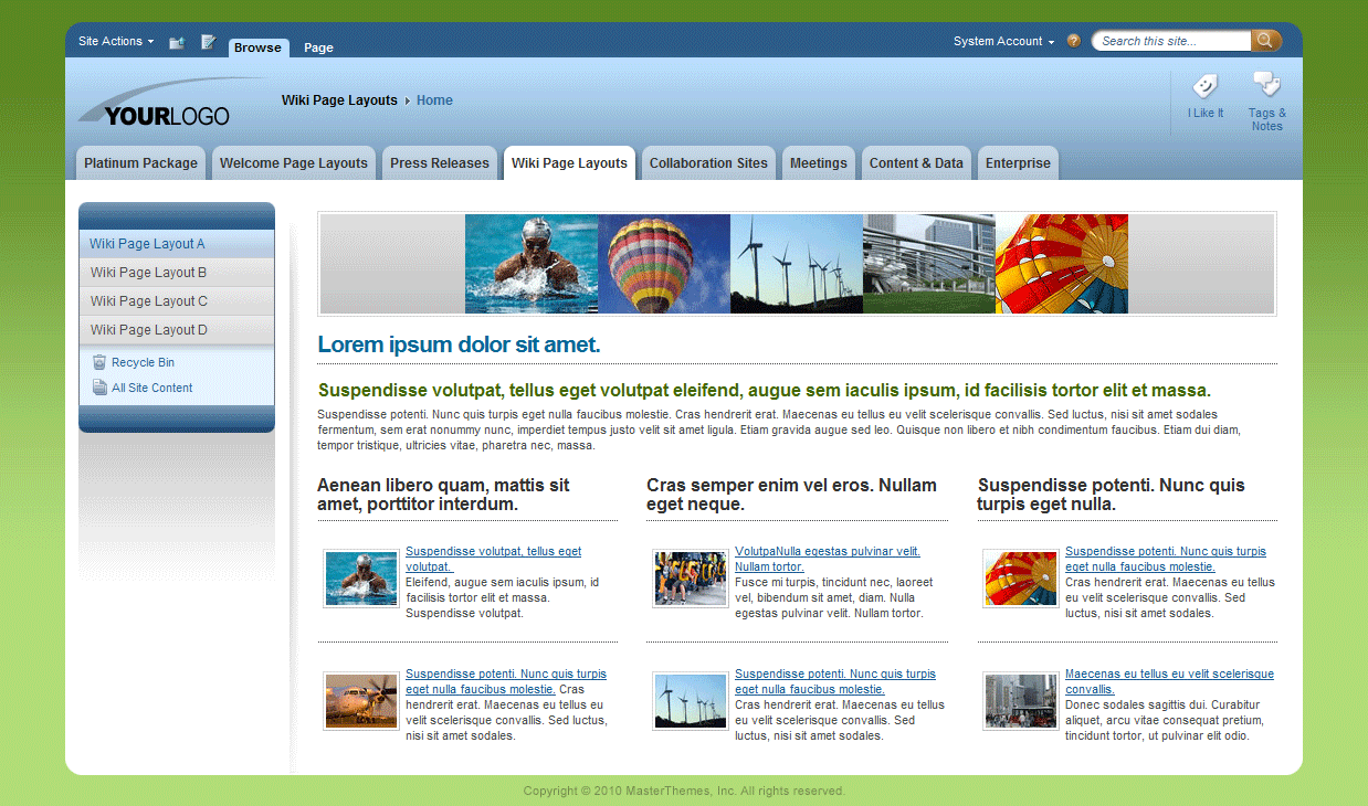 <h1>SharePoint Theme - SharepointPackages.Com