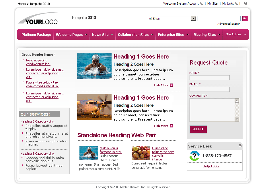 SharePoint Theme - SharepointPackages.Com