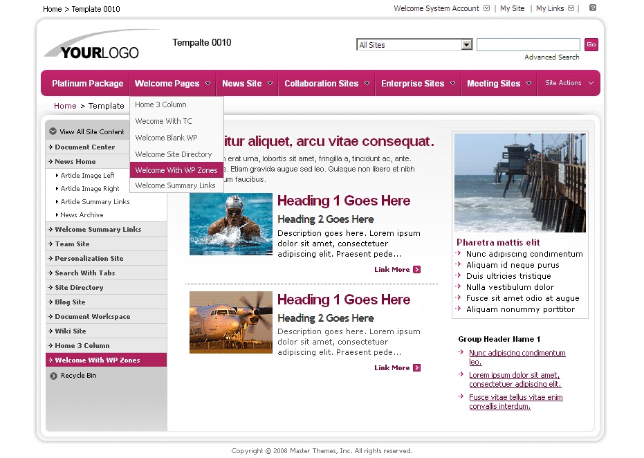 SharePoint Theme - SharepointPackages.Com