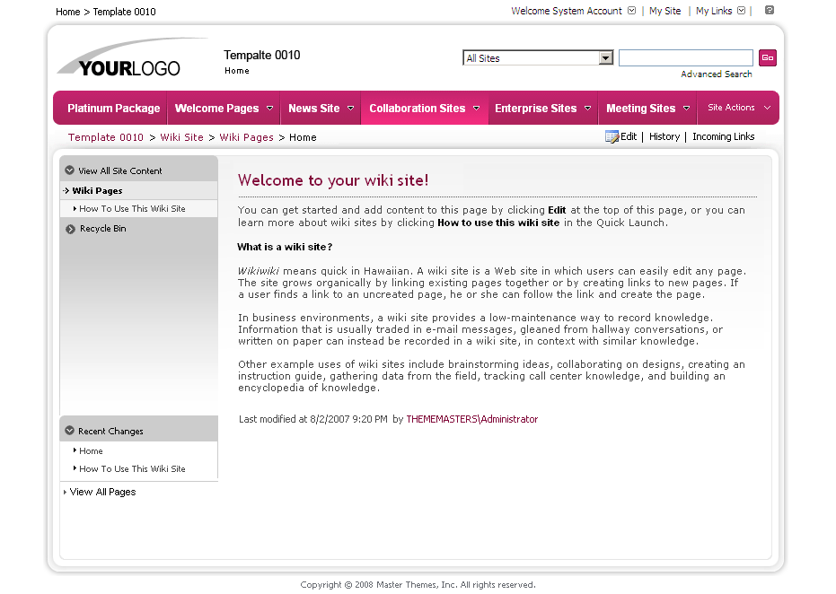 SharePoint Theme - SharepointPackages.Com