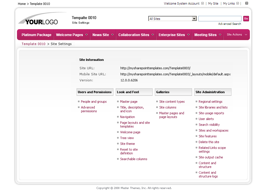 SharePoint Theme - SharepointPackages.Com