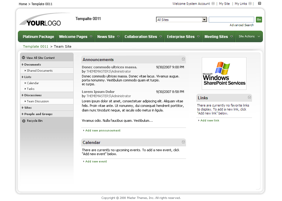SharePoint Theme - SharepointPackages.Com
