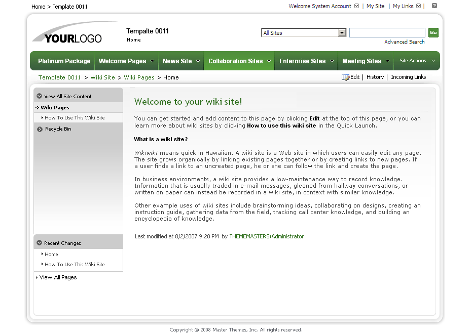 SharePoint Theme - SharepointPackages.Com
