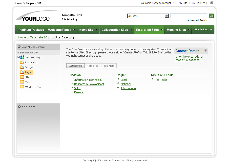 SharePoint Theme - SharepointPackages.Com