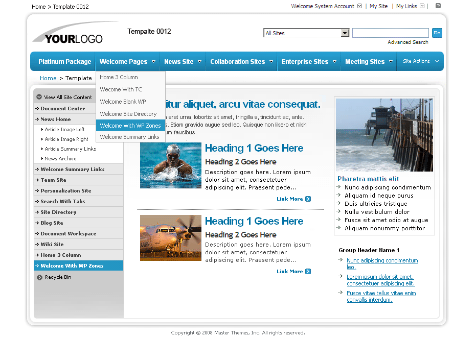SharePoint Theme - SharepointPackages.Com