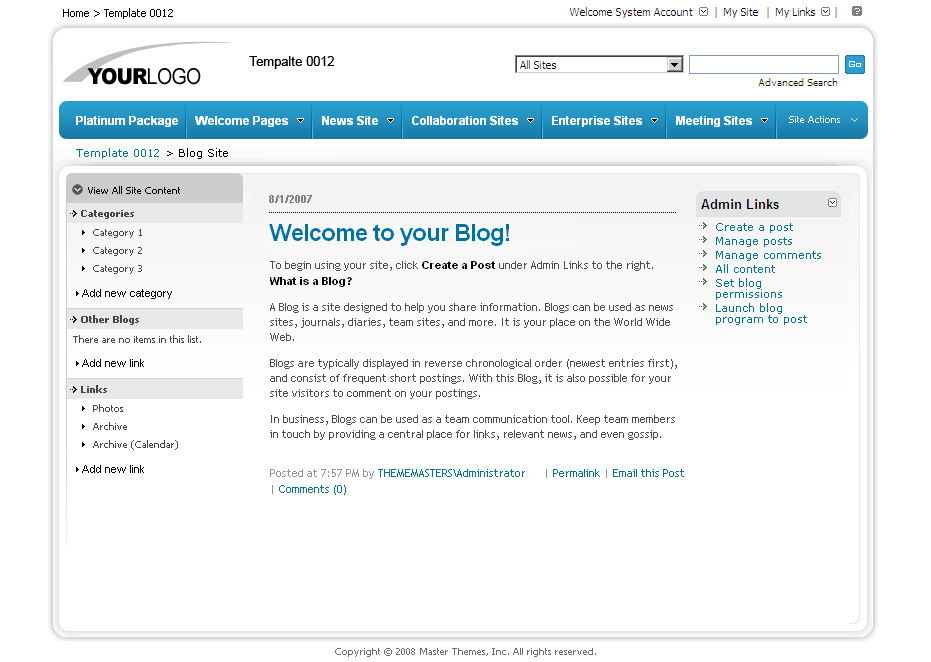 SharePoint Theme - SharepointPackages.Com