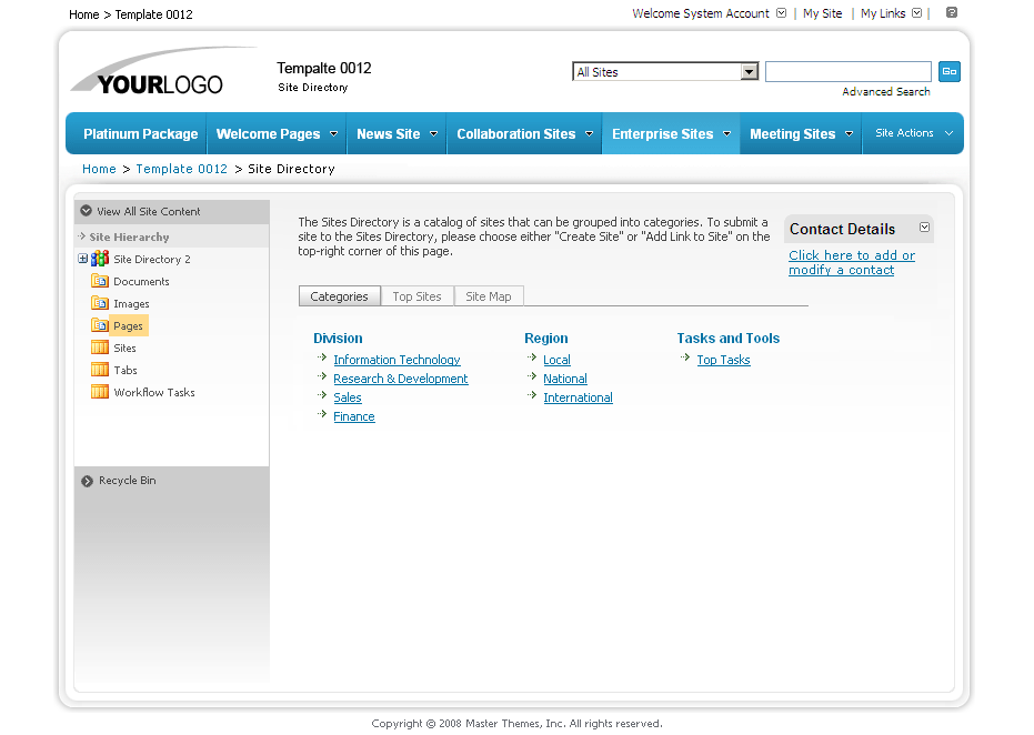 SharePoint Theme - SharepointPackages.Com
