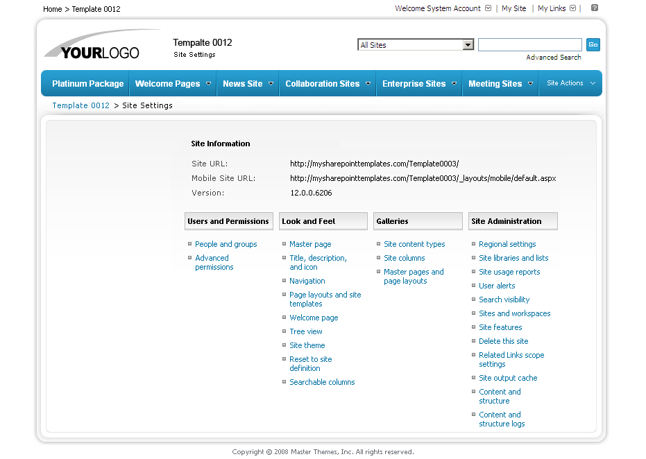 SharePoint Theme - SharepointPackages.Com