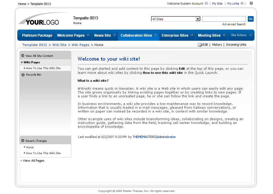 SharePoint Theme - SharepointPackages.Com