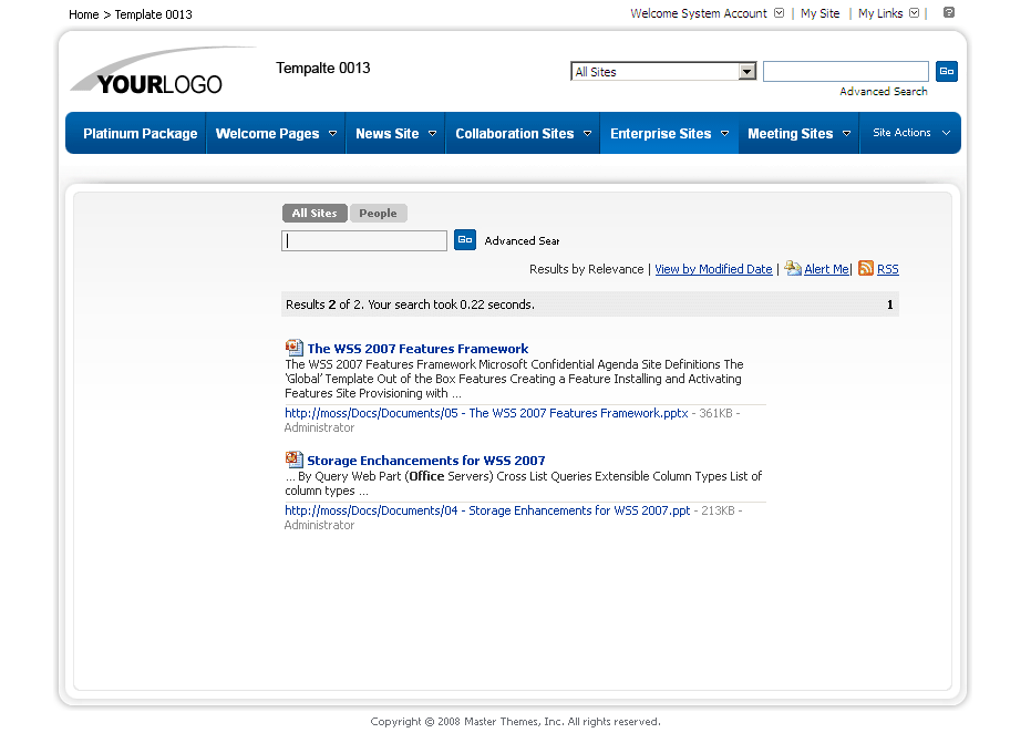 SharePoint Theme - SharepointPackages.Com