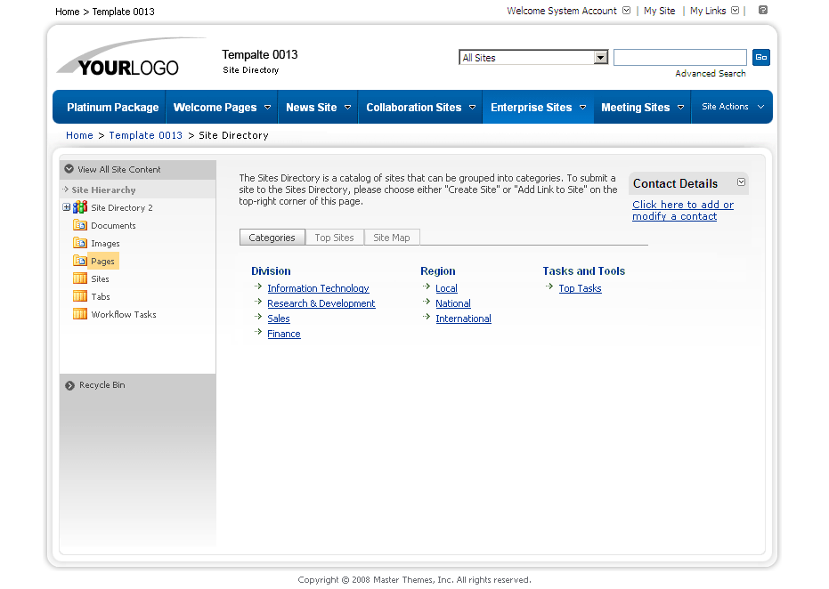 SharePoint Theme - SharepointPackages.Com