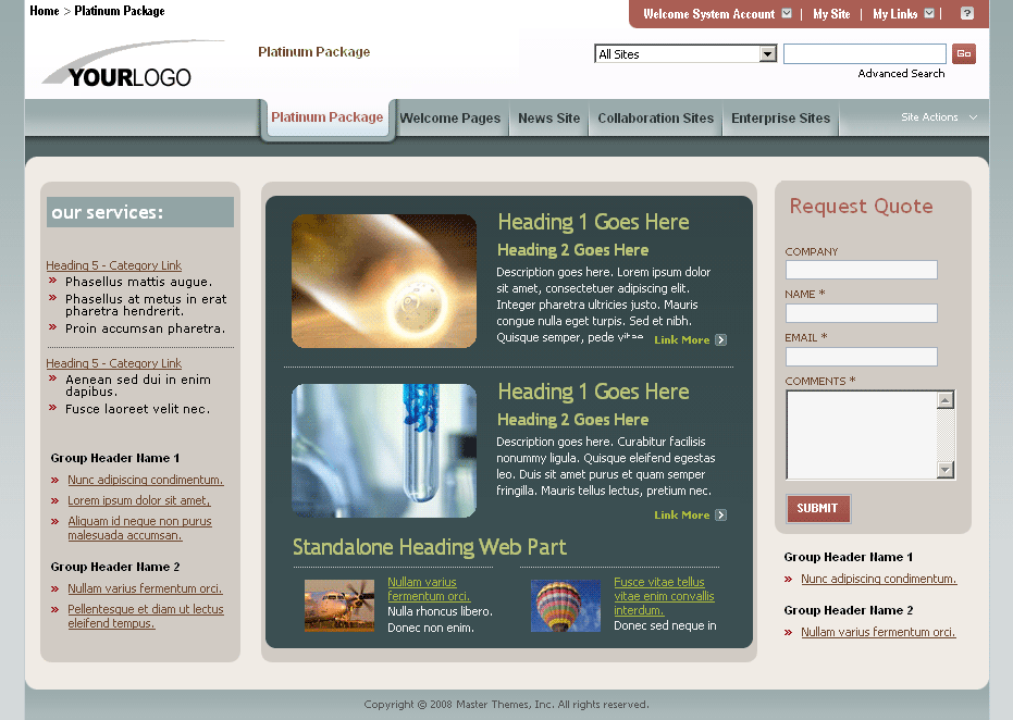 SharePoint Theme - SharepointPackages.Com