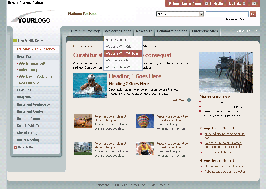 SharePoint Theme - SharepointPackages.Com